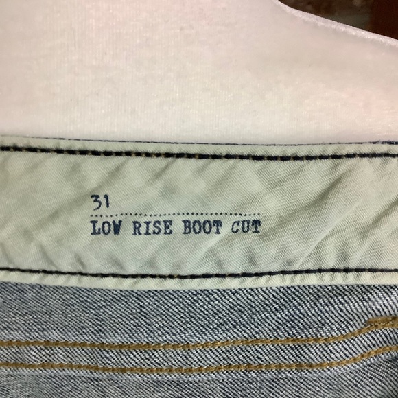 LANDS’ END Canvas Low Rise Boot Cut Jeans SZ-31 - Picture 4 of 11